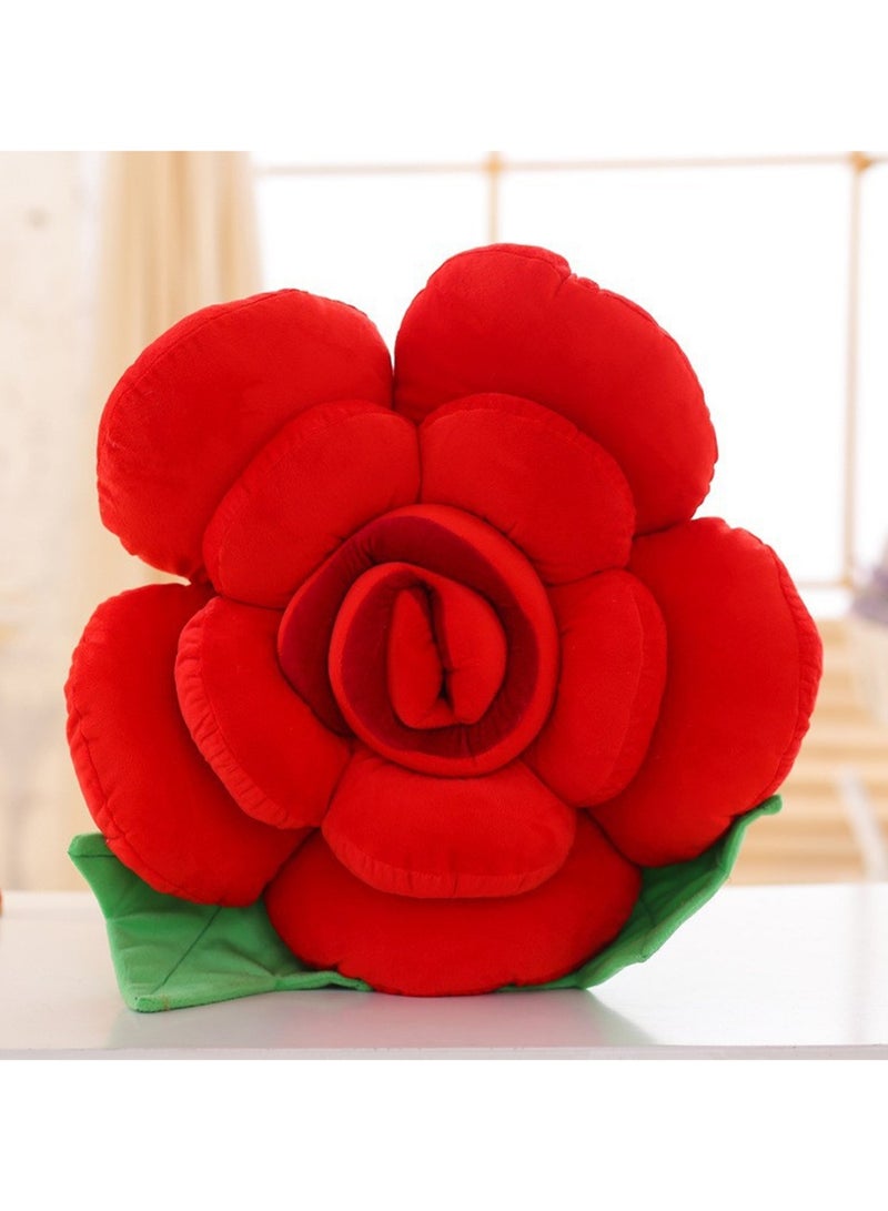 30 CM Cute Simulation Flower Plush Toy Versatile Soft Stuffed Doll For Girls And Boys All Ages Gift (Red) - Image 3